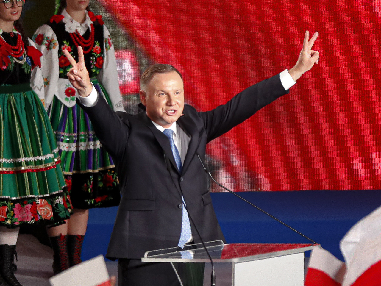 Úradujúci poľský prezident Andrzej Duda