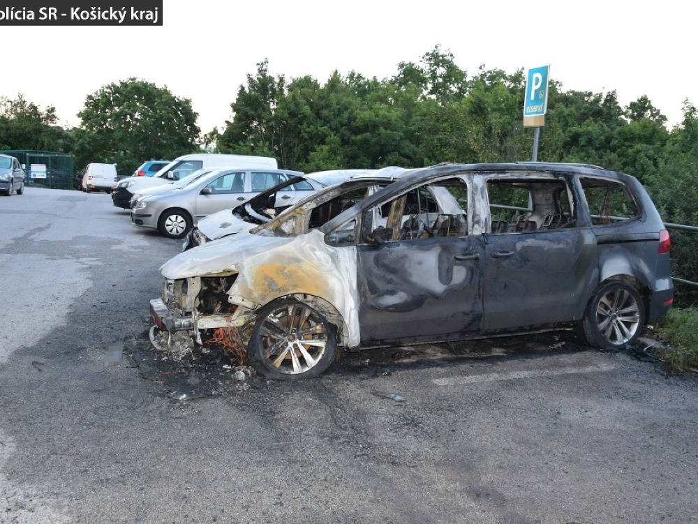 Mladý Košičan podpálil niekoľko áut