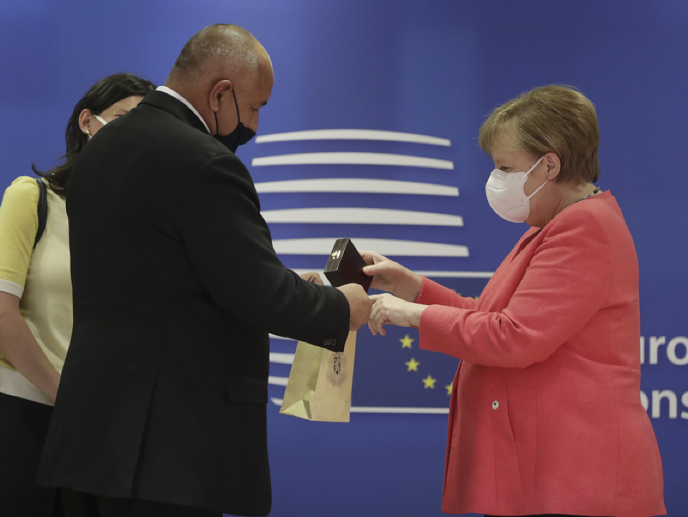 Angela Merkelová a Boyko Borissov 