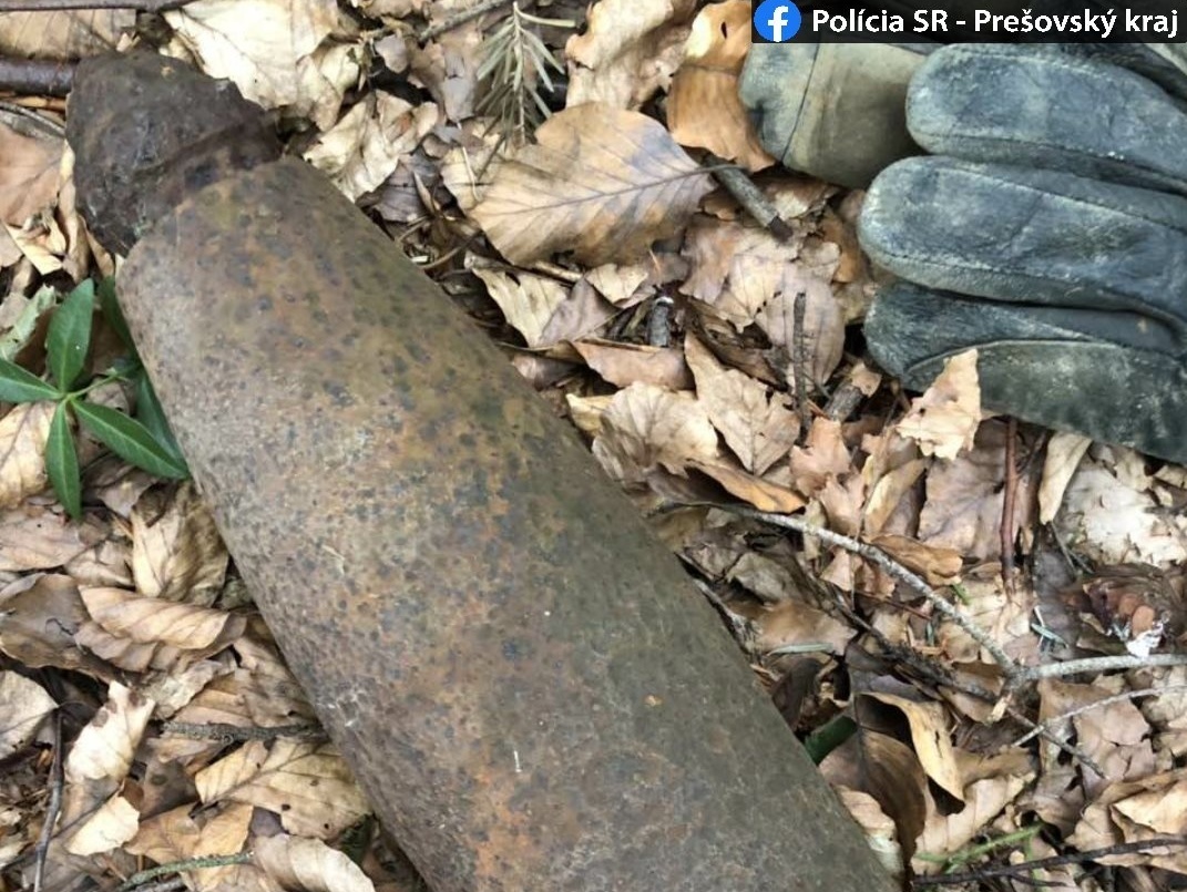 Polícia zasahovala pri nájdení munície z II. svetovej vojny