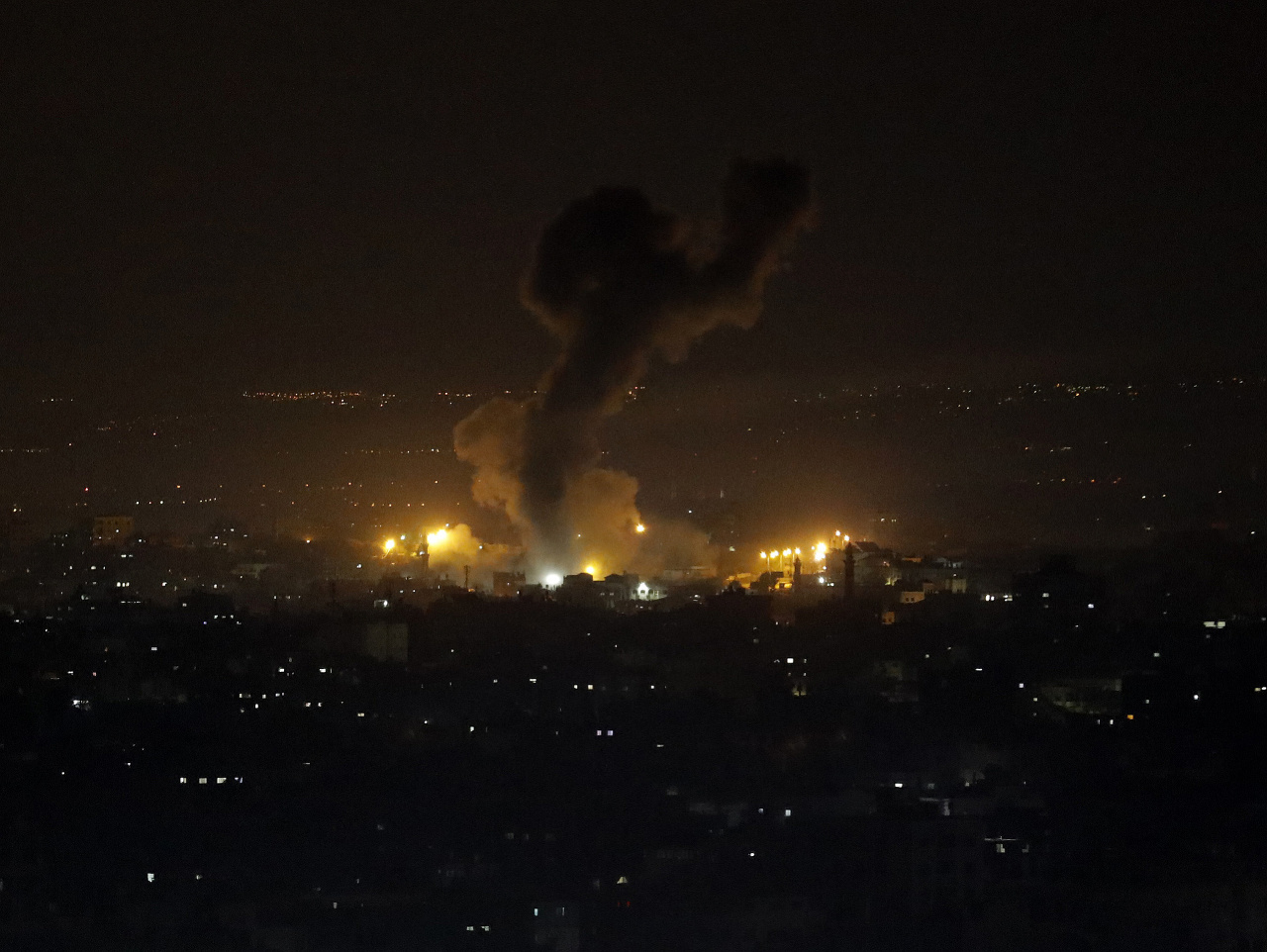 Izrael zasiahla vojenské ciele v palestínskom pásme Gazy