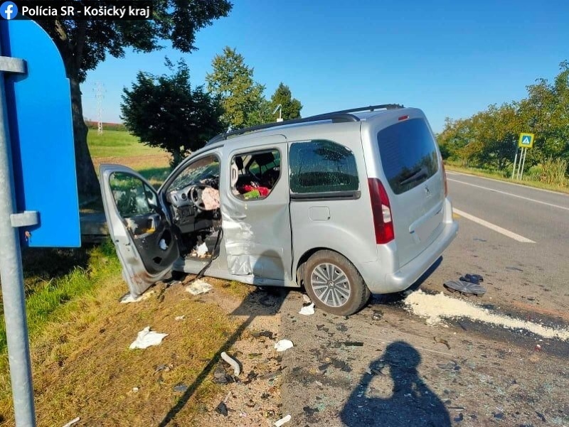 Vážna nehoda pri obci Fekišovce. 