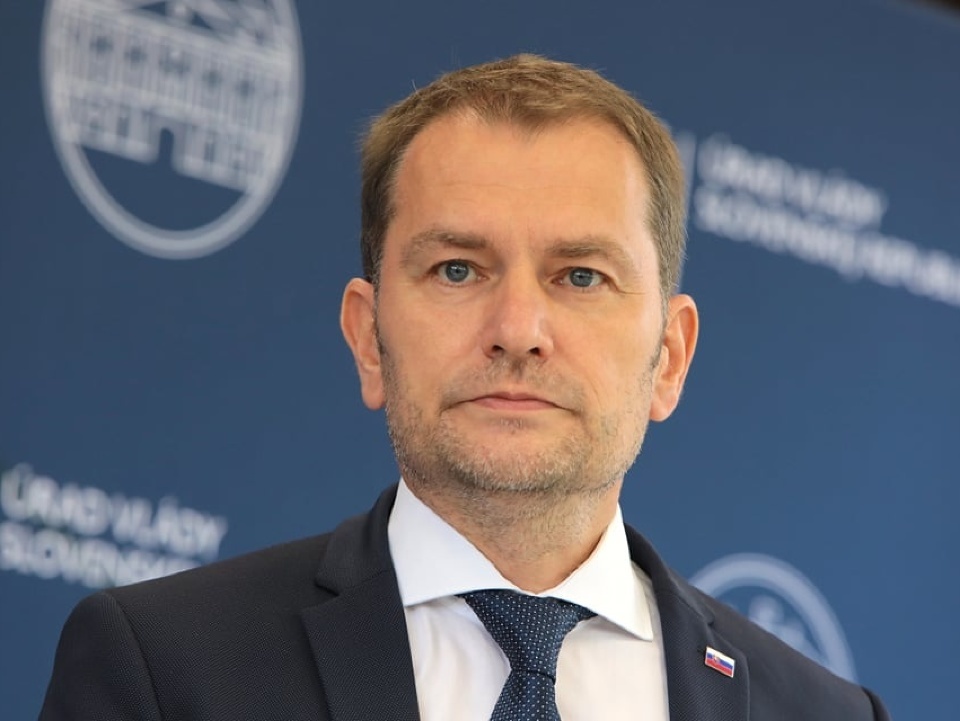 Premiér Slovenskej republiky Igor Matovič
