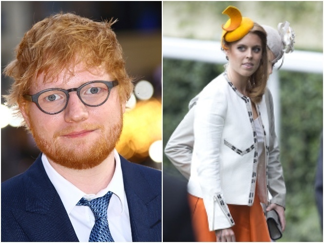 Ed Sheeran a princezná Beatrice