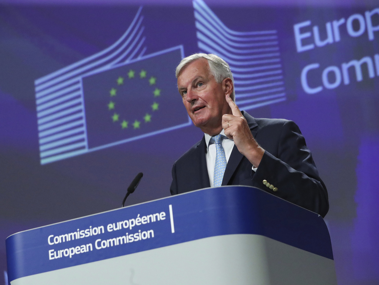 Hlavný vyjednávač EÚ Michel Barnier