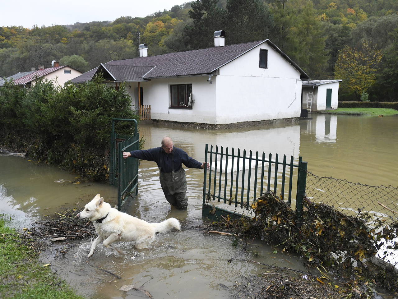V Kysaku odstraňujú následky povodne