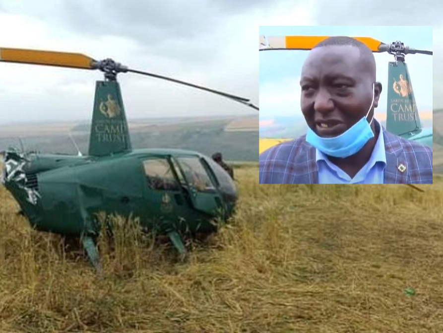 Samuel Tunai ako zázrakom prežil haváriu vrtuľníka.