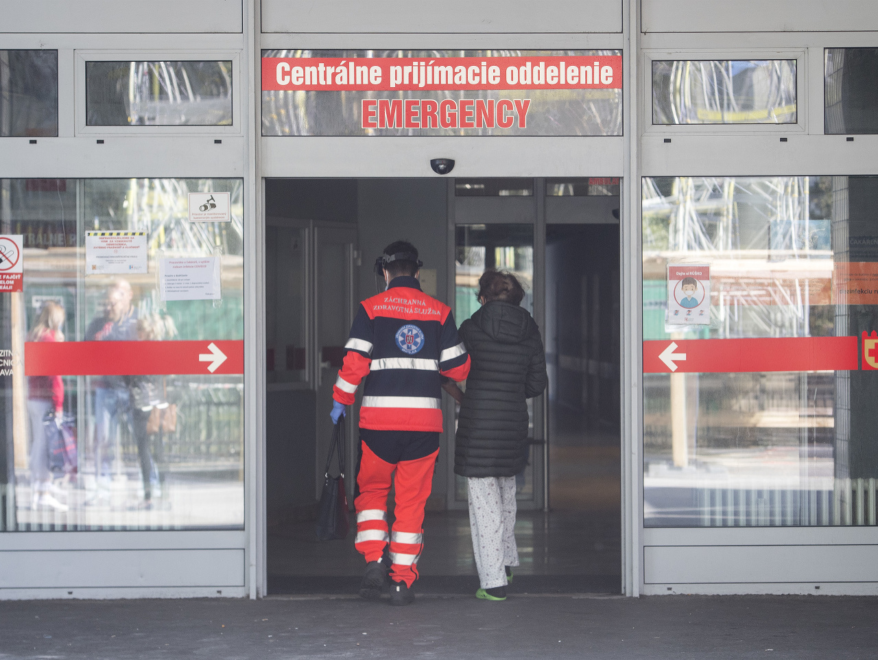 Centrálny príjimacie oddelenie nemocnice v Ružinove (Ilustračné foto)