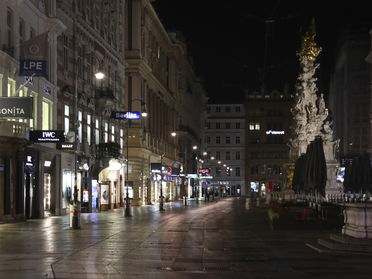 Prázdne ulice Viedne