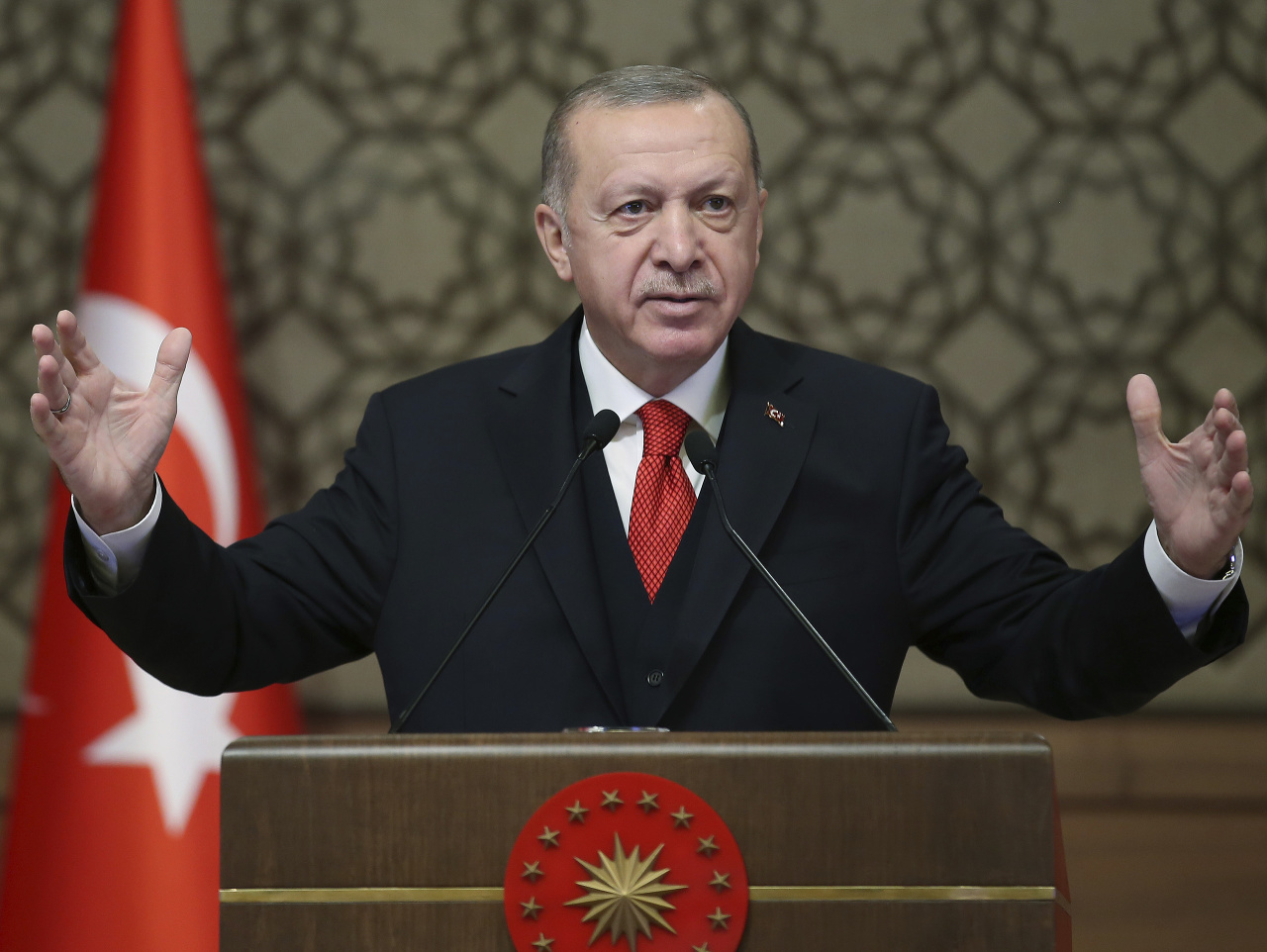Turecký prezident Recep Tayyip Erdogan 