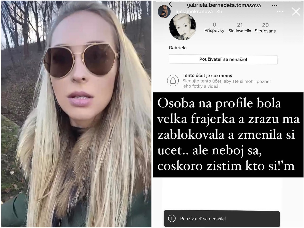Lucia Mokráňová nahlásila prípad polícii.