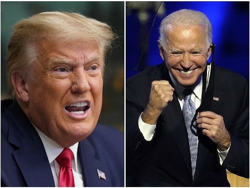 Donald Trump a Joe Biden