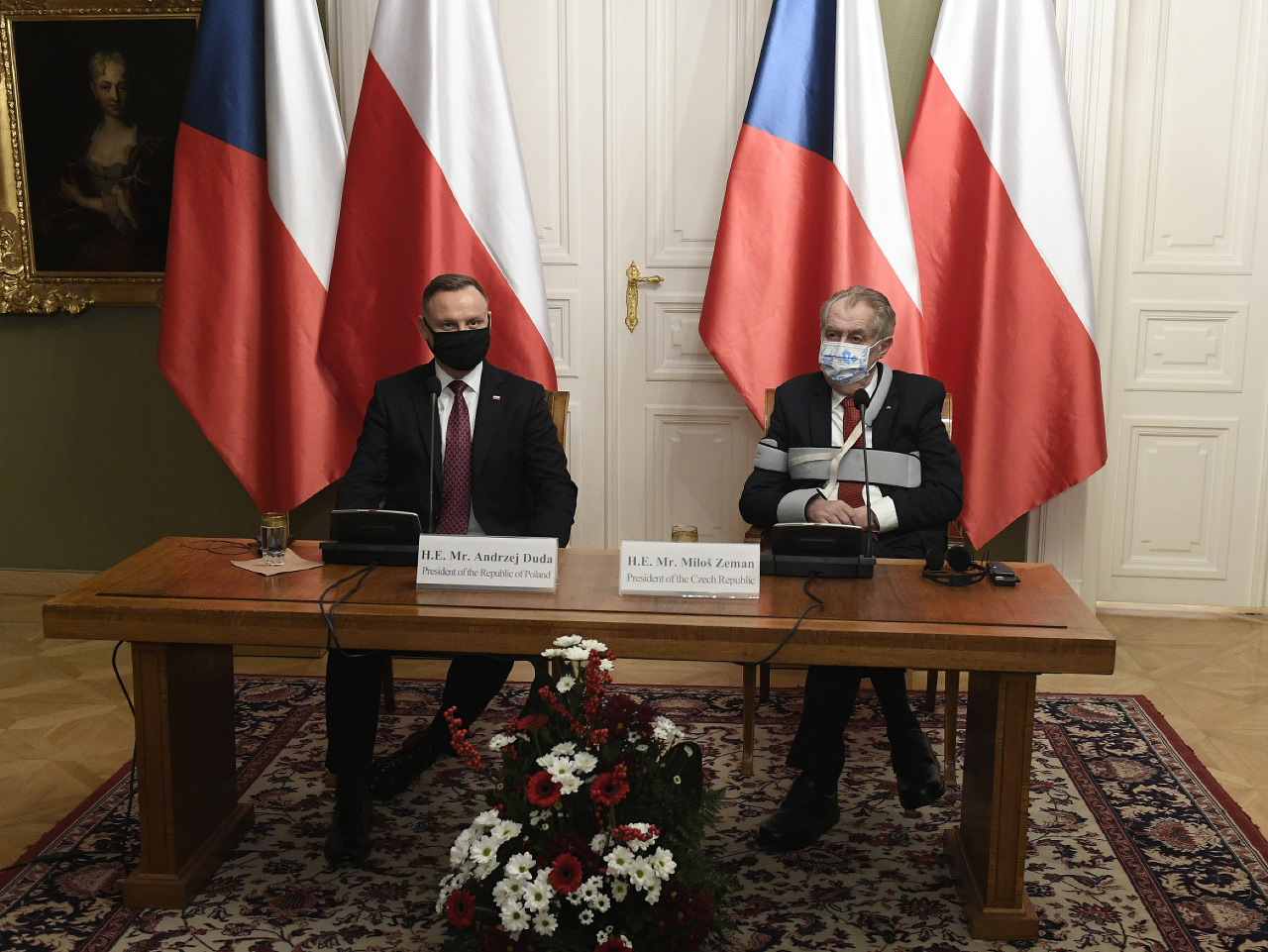 Andrzej Duda a Miloš Zeman