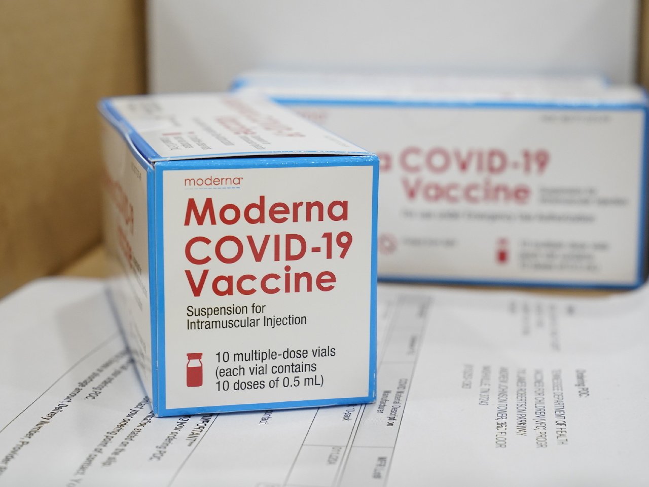 Vakcína proti novému koronavírusu od firmy Moderna 
