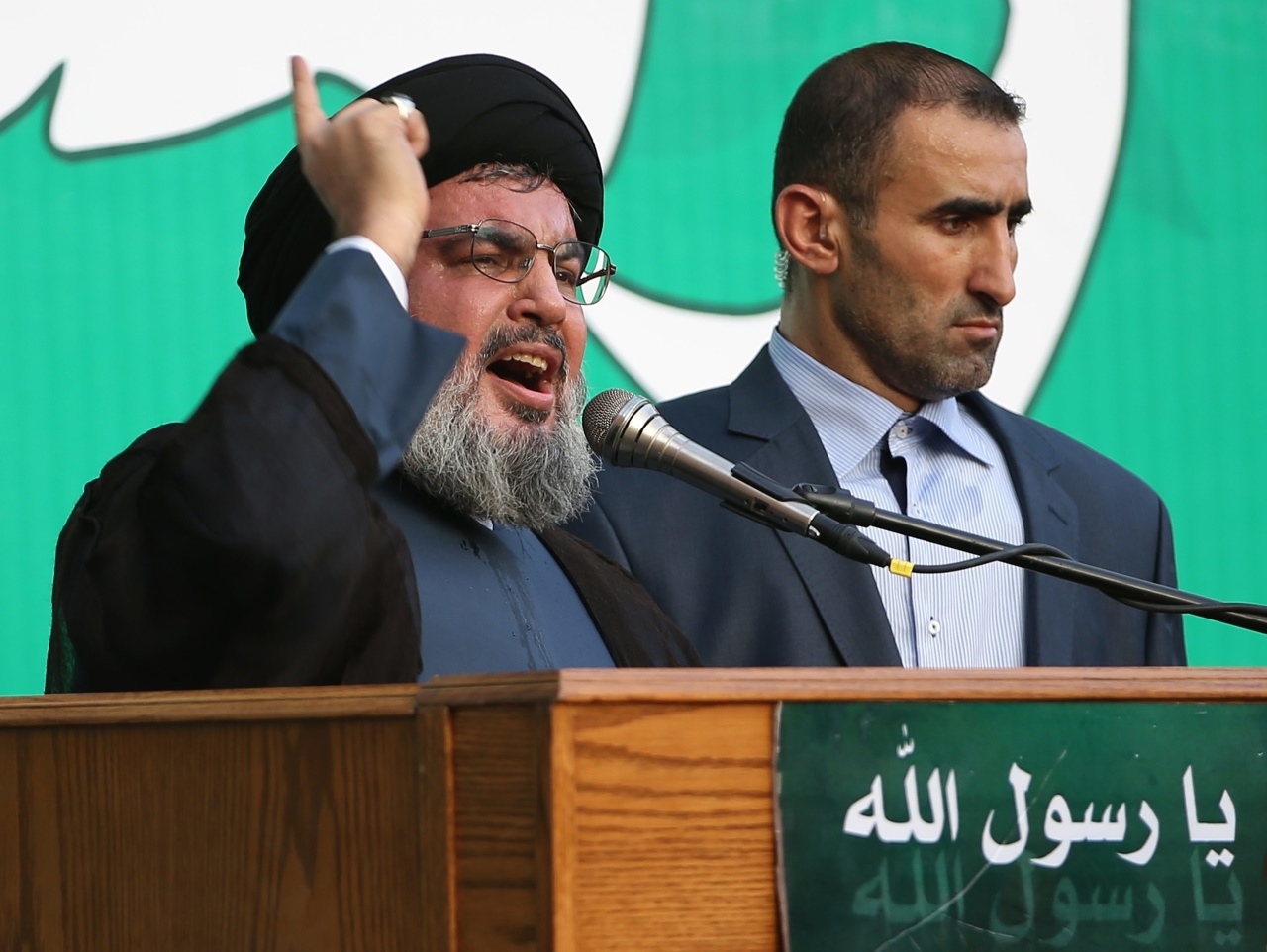 Vodca libanonského hnutia Hizballáh Hasan Nasralláh