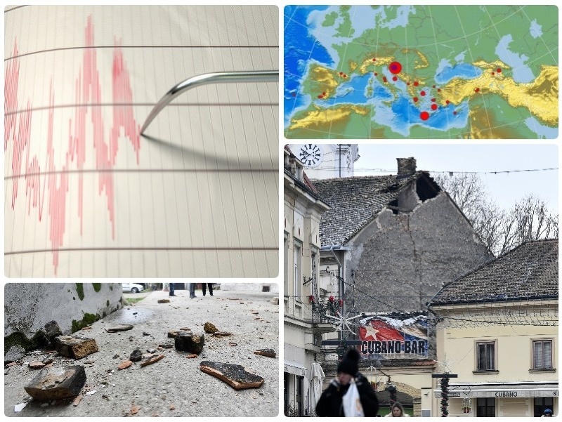 Kým otrasy u nás spôsobovali menšie škody v bytoch, v chorvátskom Záhrebe kolabovali budovy.