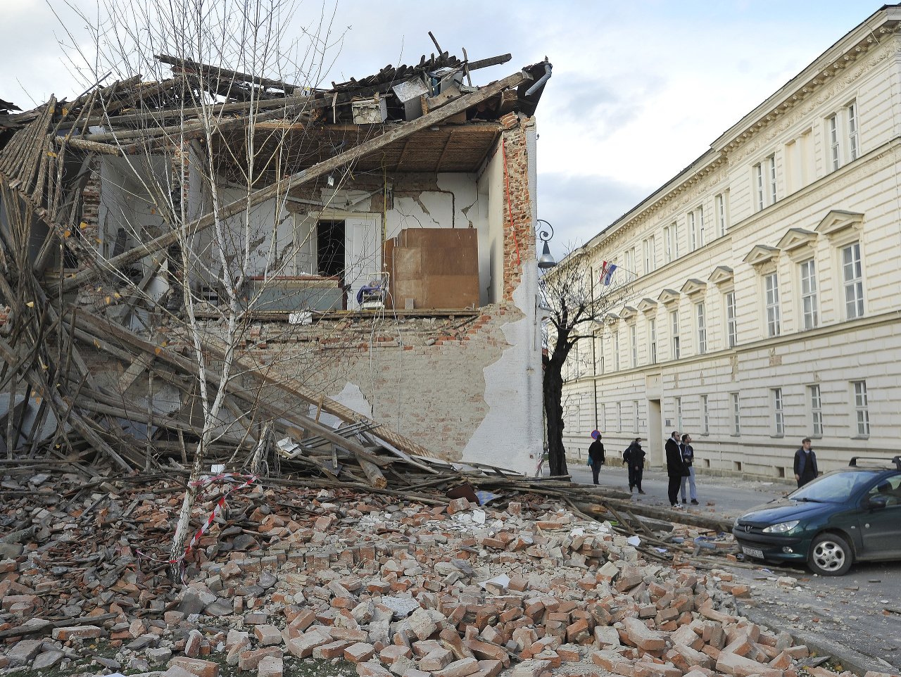 Zemetrasenia v Chorvátsku napáchali mnoho škôd