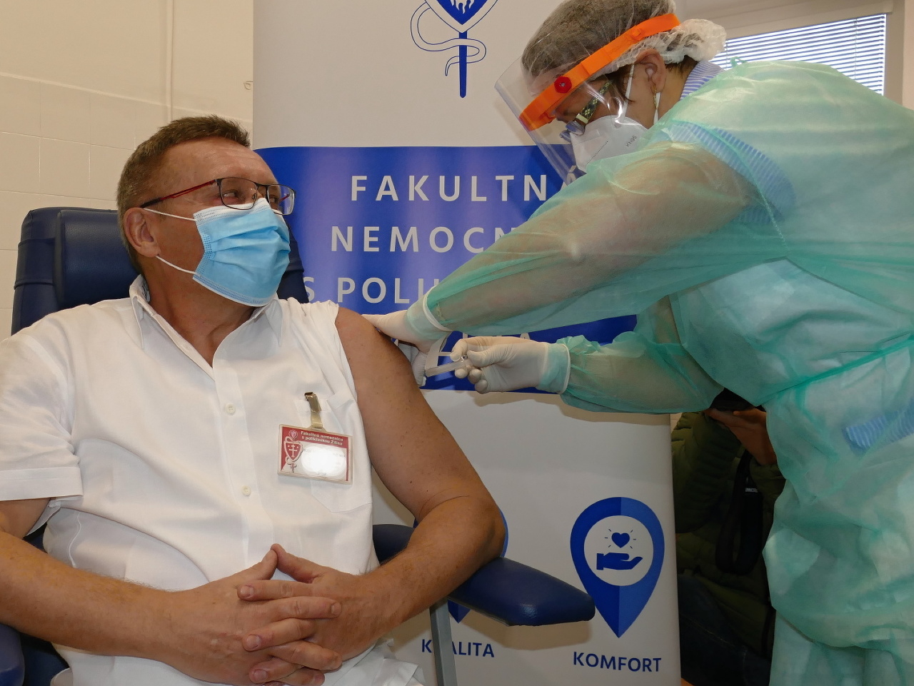 Očkovania proti ochoreniu COVID-19 spustili aj vo Fakultnej nemocnici v Žiline