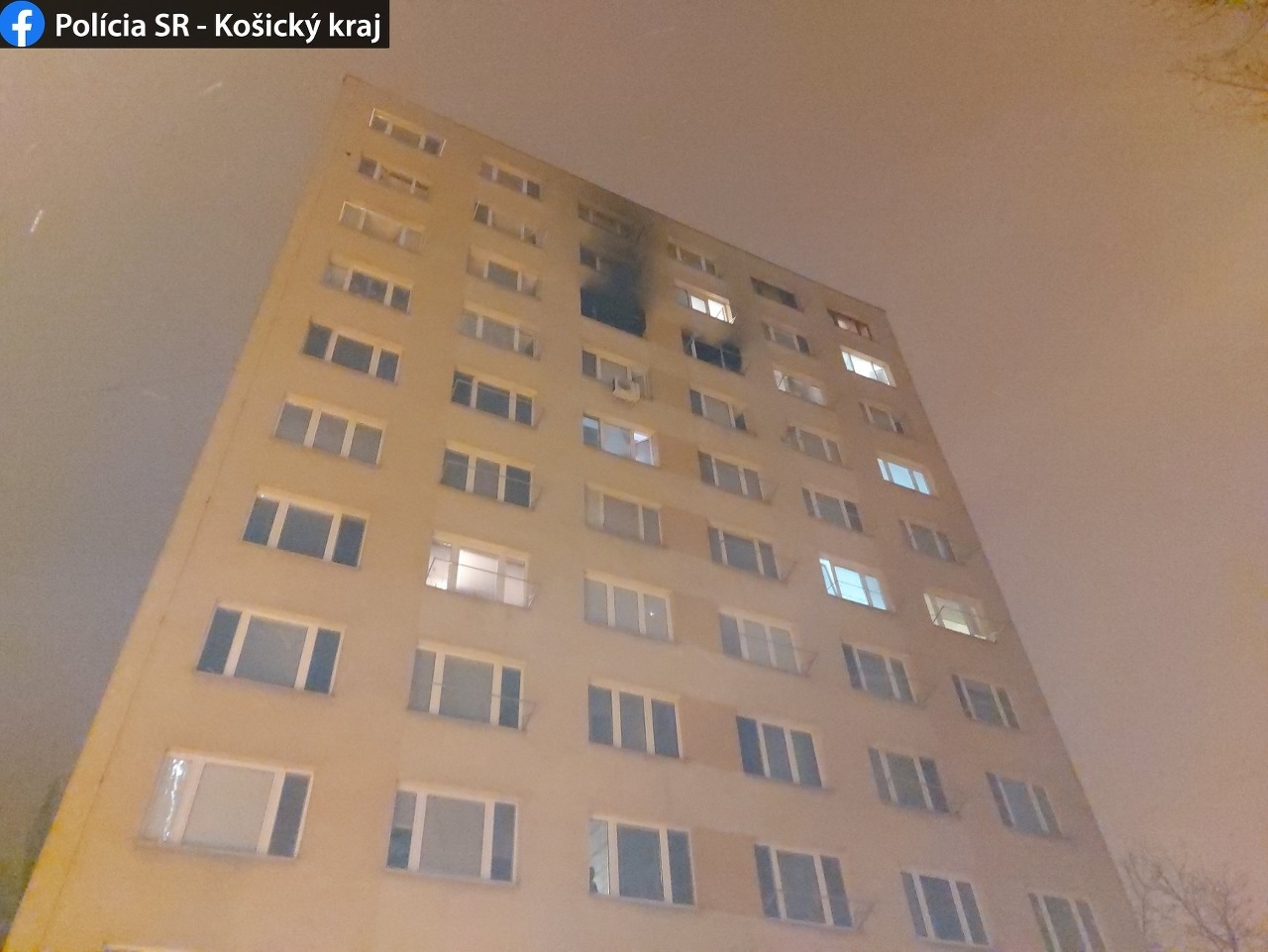 Polícia vyšetruje požiar bytu v Košiciach