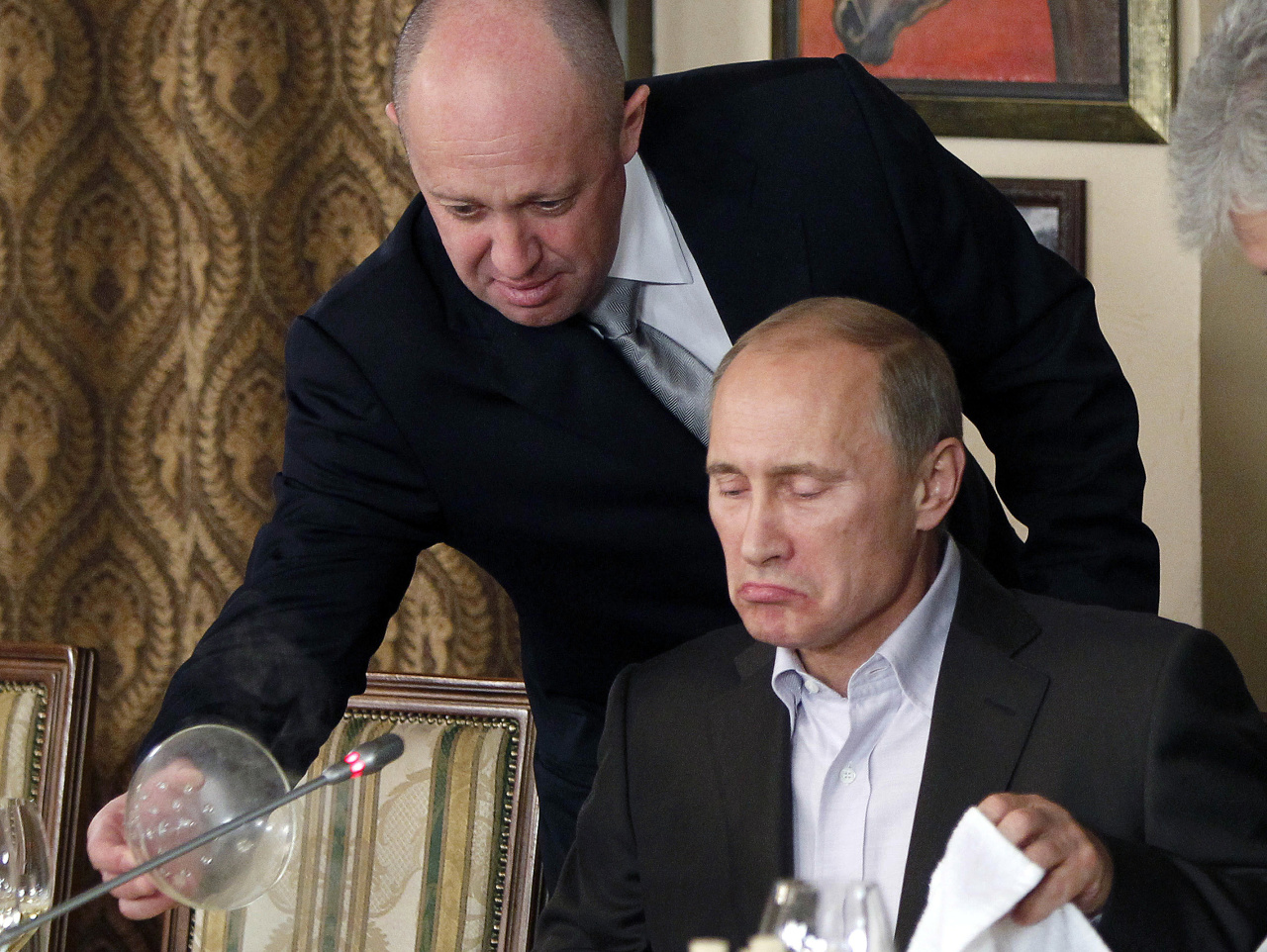 Jevgenij Prigožin s Vladimirom Putinom