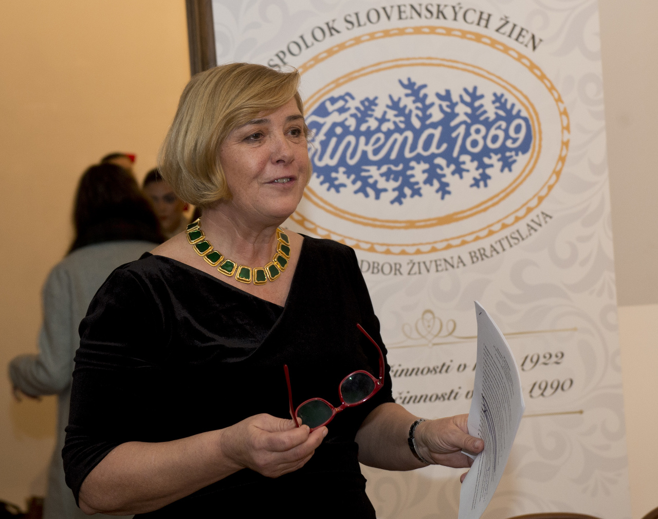 Predsedníčka Miestneho odboru Živena Bratislava Alena Bučeková