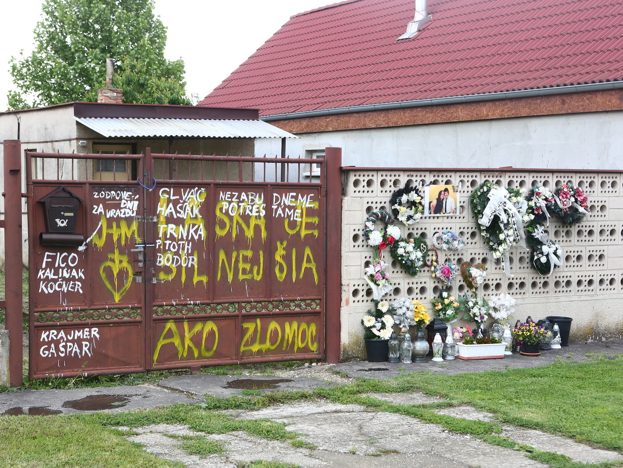 Dom Jána Kuciaka a Martiny Kušnírovej