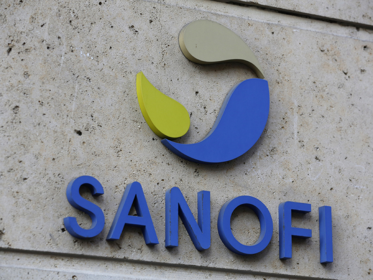 Logo francúzskej farmaceutickej spoločnosti Sanofi