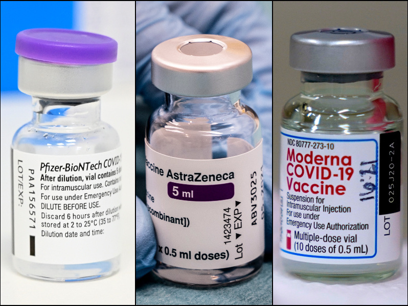 Vakcíny od spoločností Pfizer, AstraZeneca a Moderna