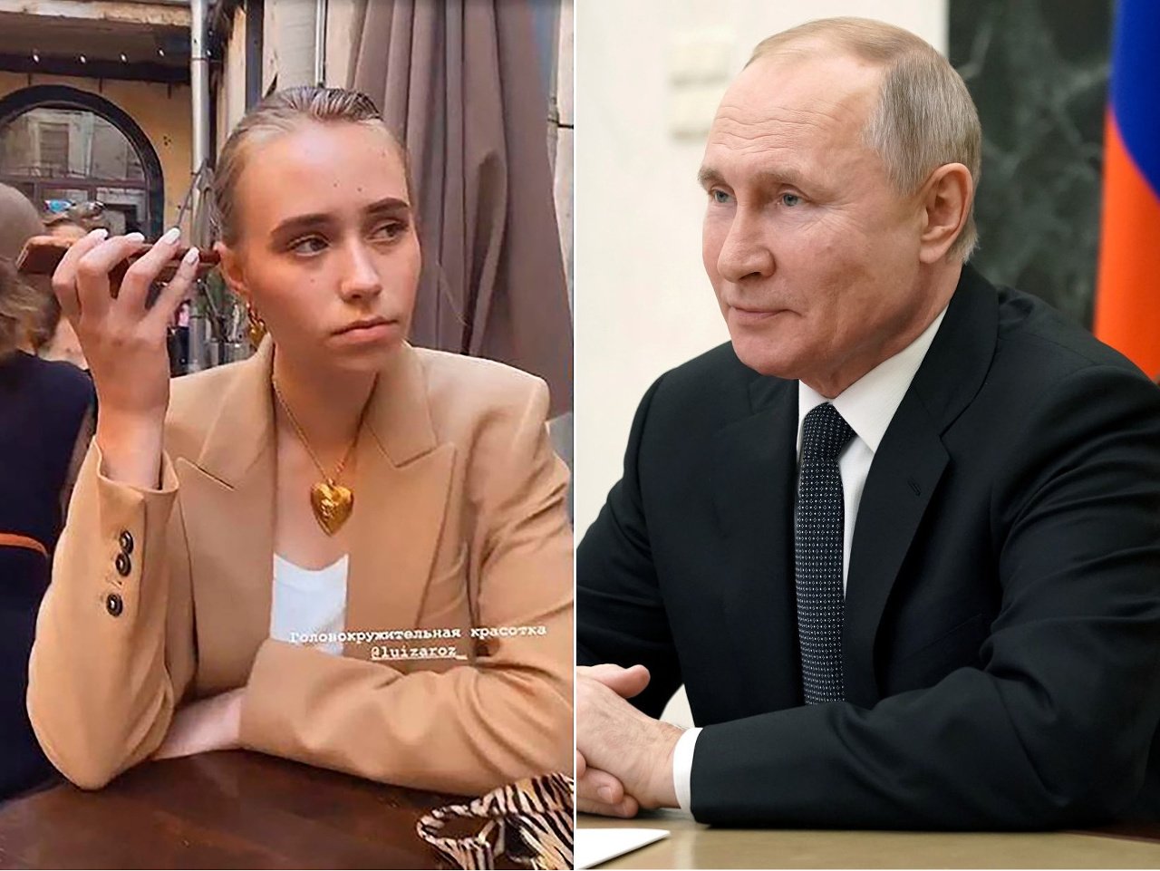 Julia Rozova je vraj dcérou Vladimira Putina.