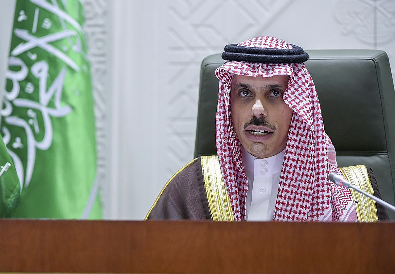 Minister zahraničných vecí Saudskej Arábie, princ Fajsal bin Farhán Saúd