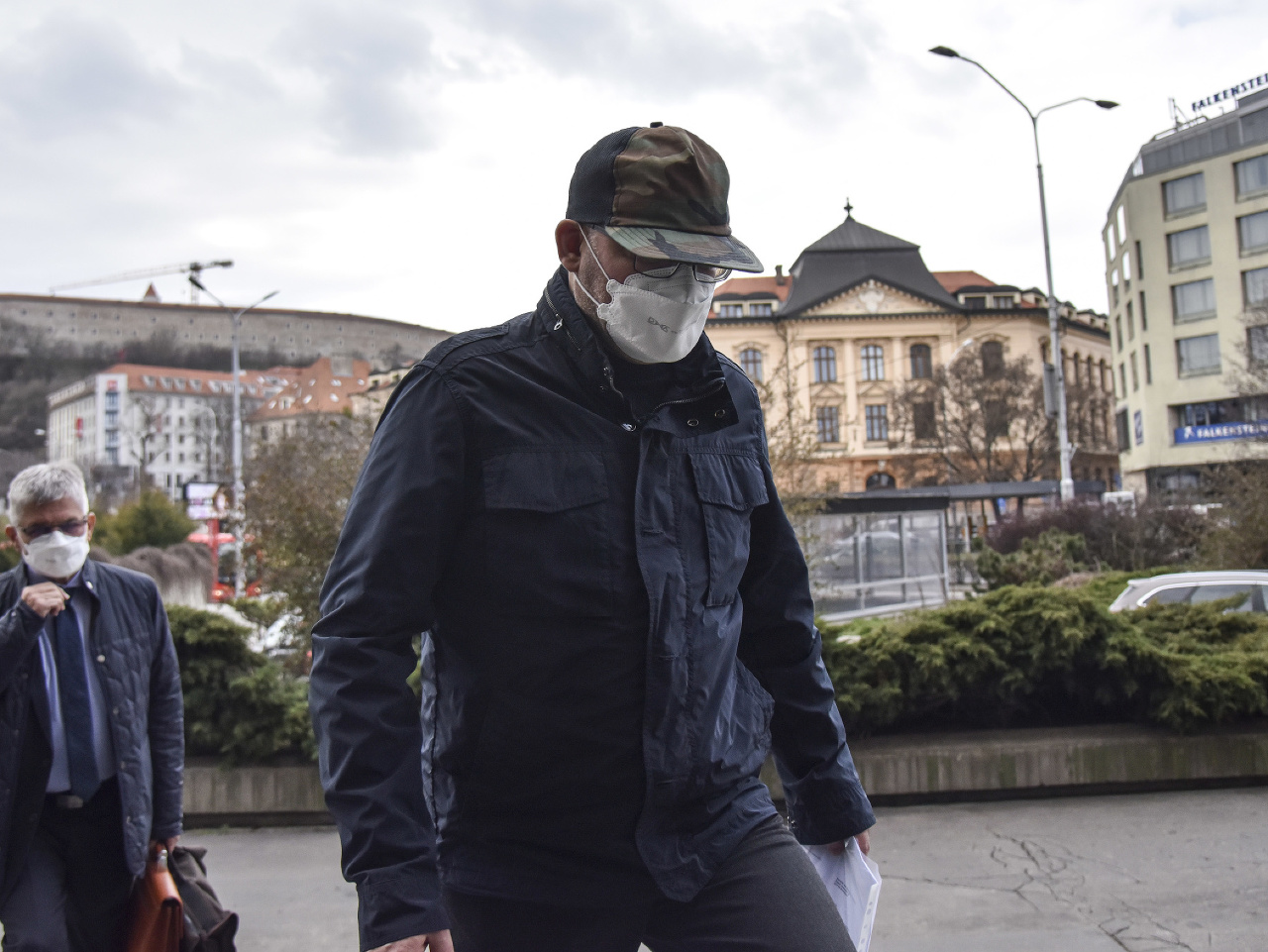 Na snímke obvinený finančník Martin K. prichádza na verejné zasadnutie vo veci väzobného stíhania na Najvyšší súd SR v Bratislave