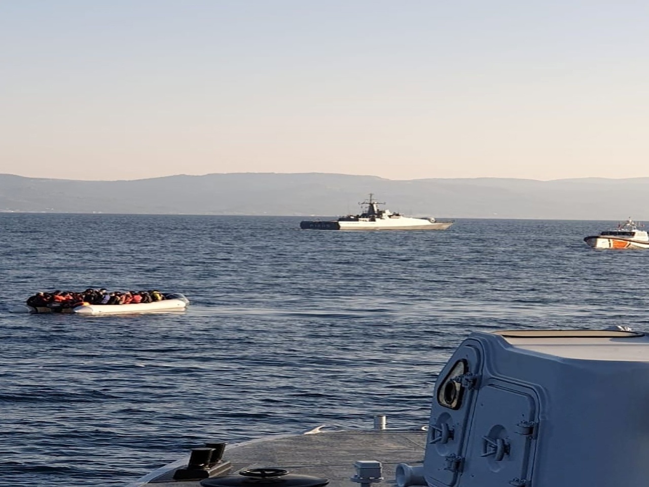 Migranti na člnoch medzi Gréckom a Tureckom
