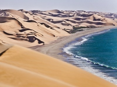 Púšť Namib a Atlantický oceán