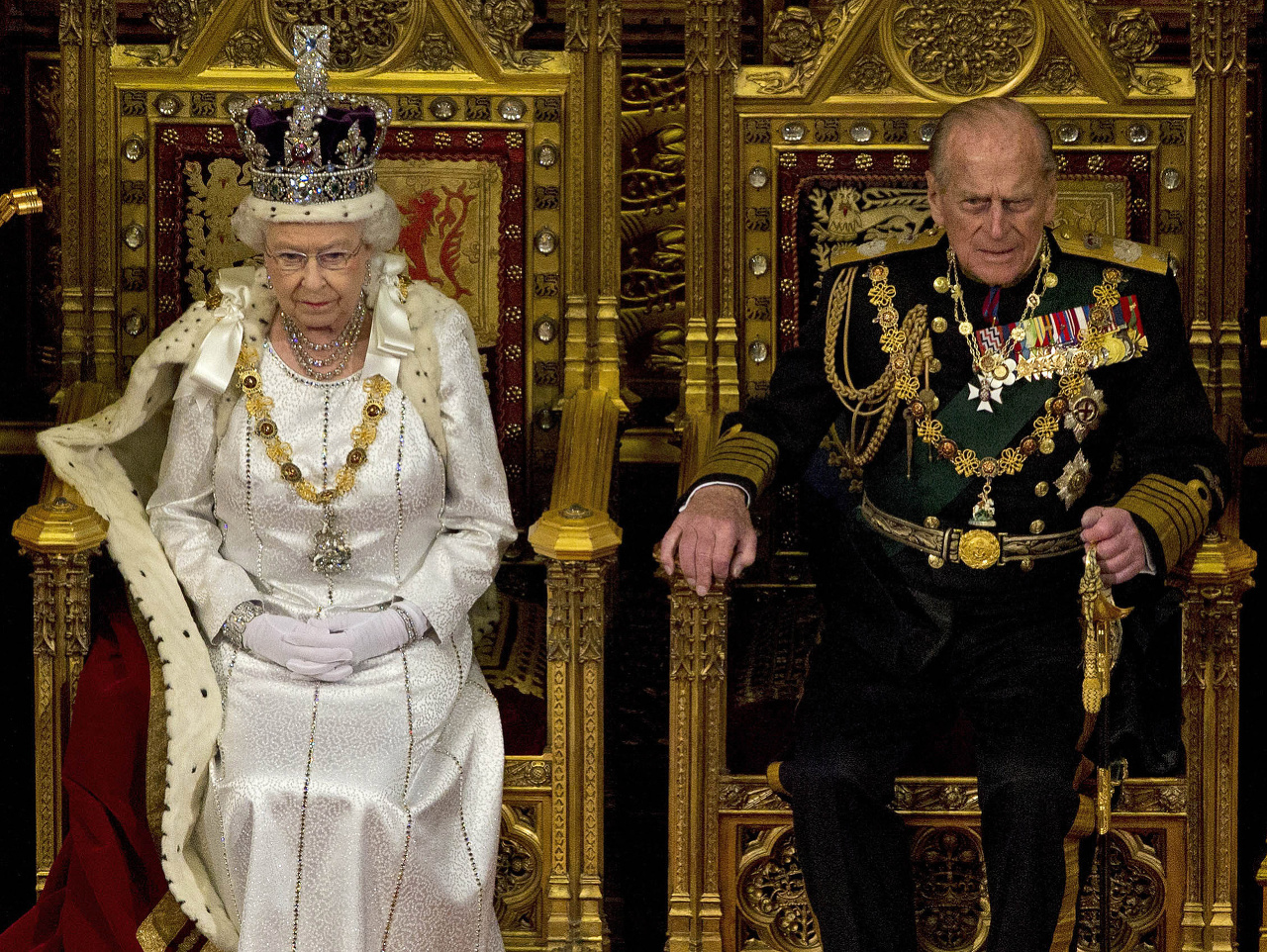 Kráľovná Alžbeta II. a princ Philip.