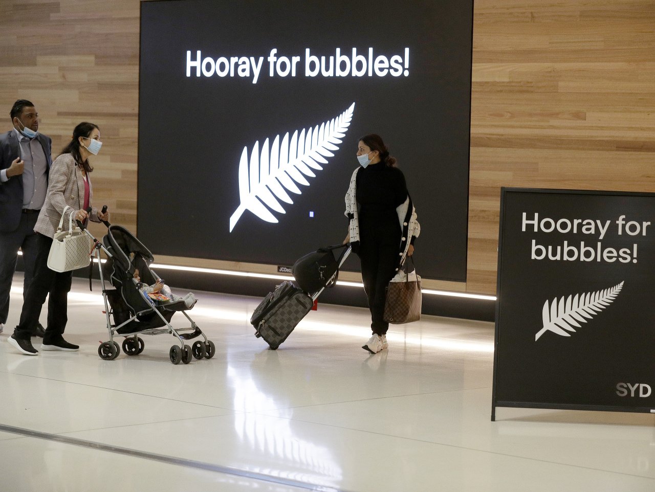 Letisko v Sydney po otvorení cestovateľskej bubliny