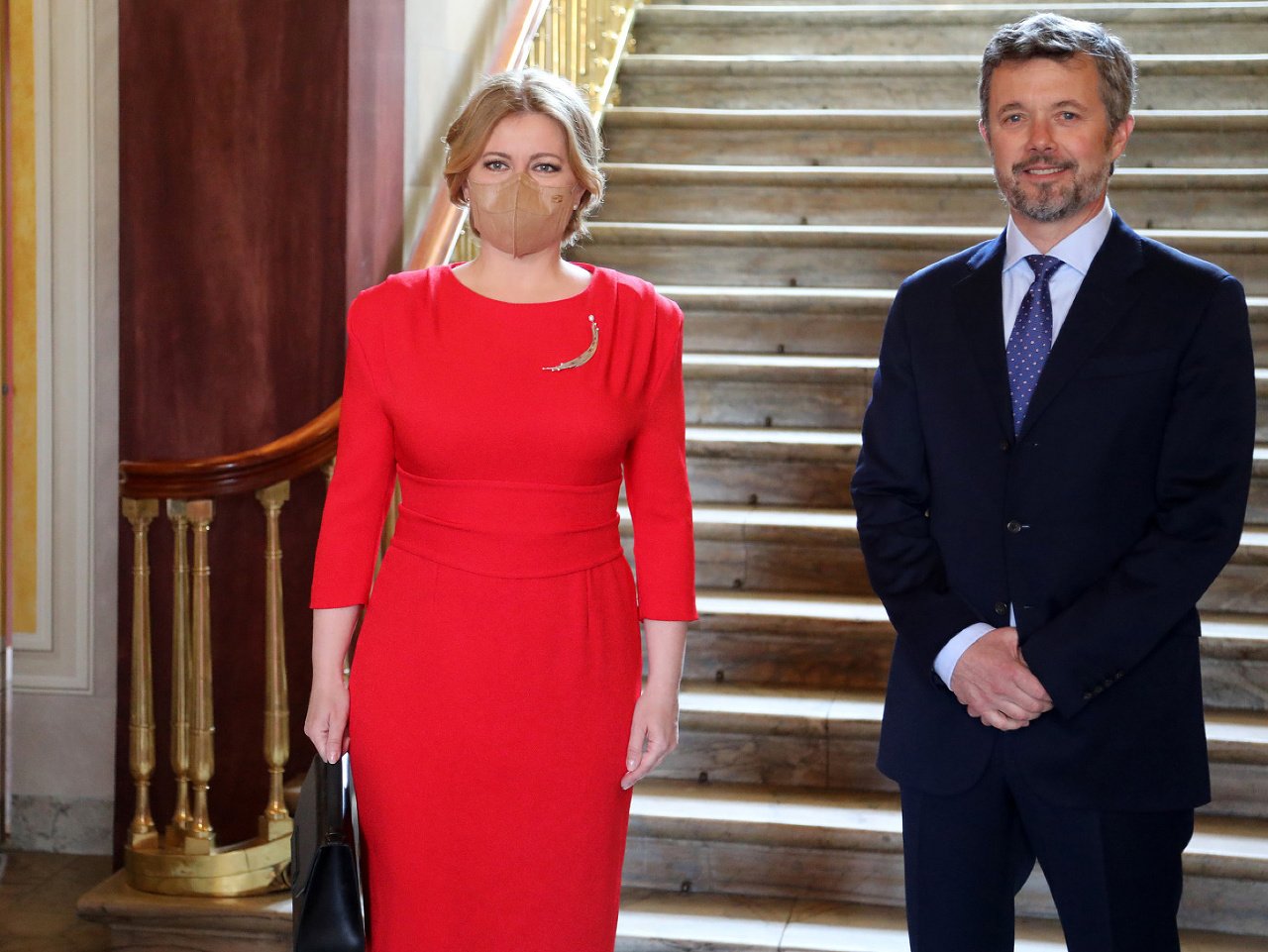 Prezidentka SR Zuzana Čaputová a dánsky korunný princ Frederik