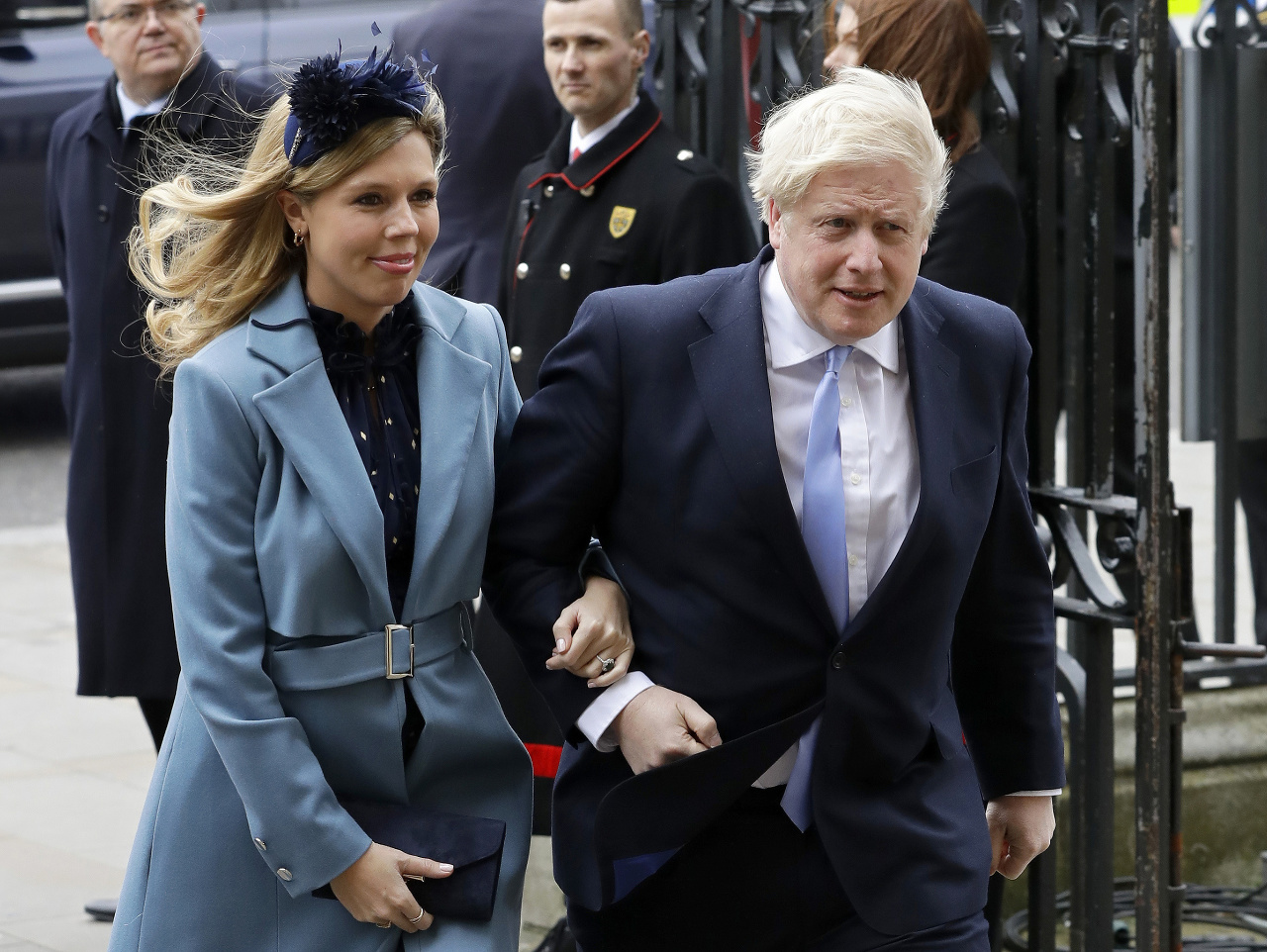 Boris Johnson a Carrie Symondsová