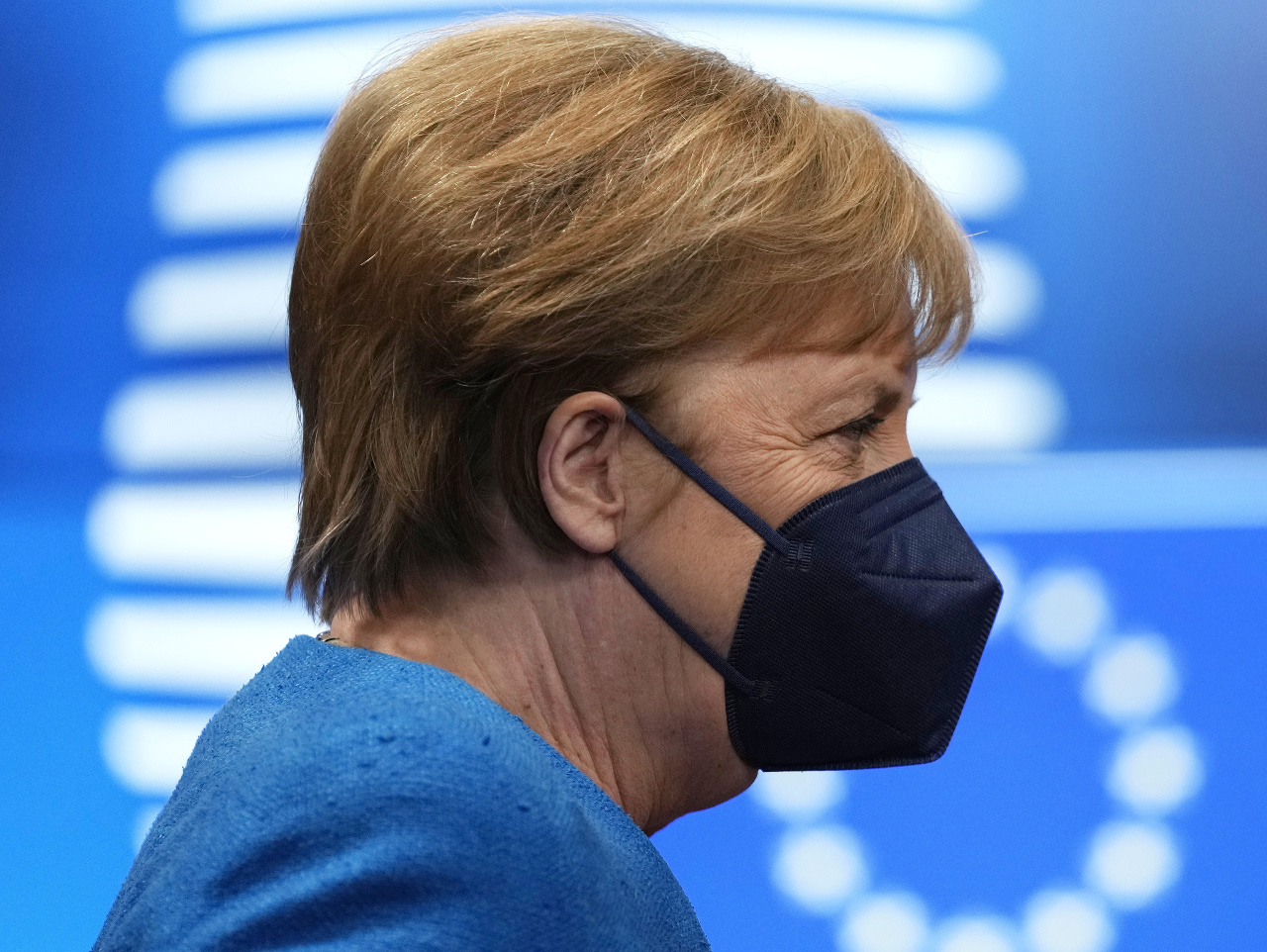 Angela Merkelová na mimoriadnom summite v Bruseli