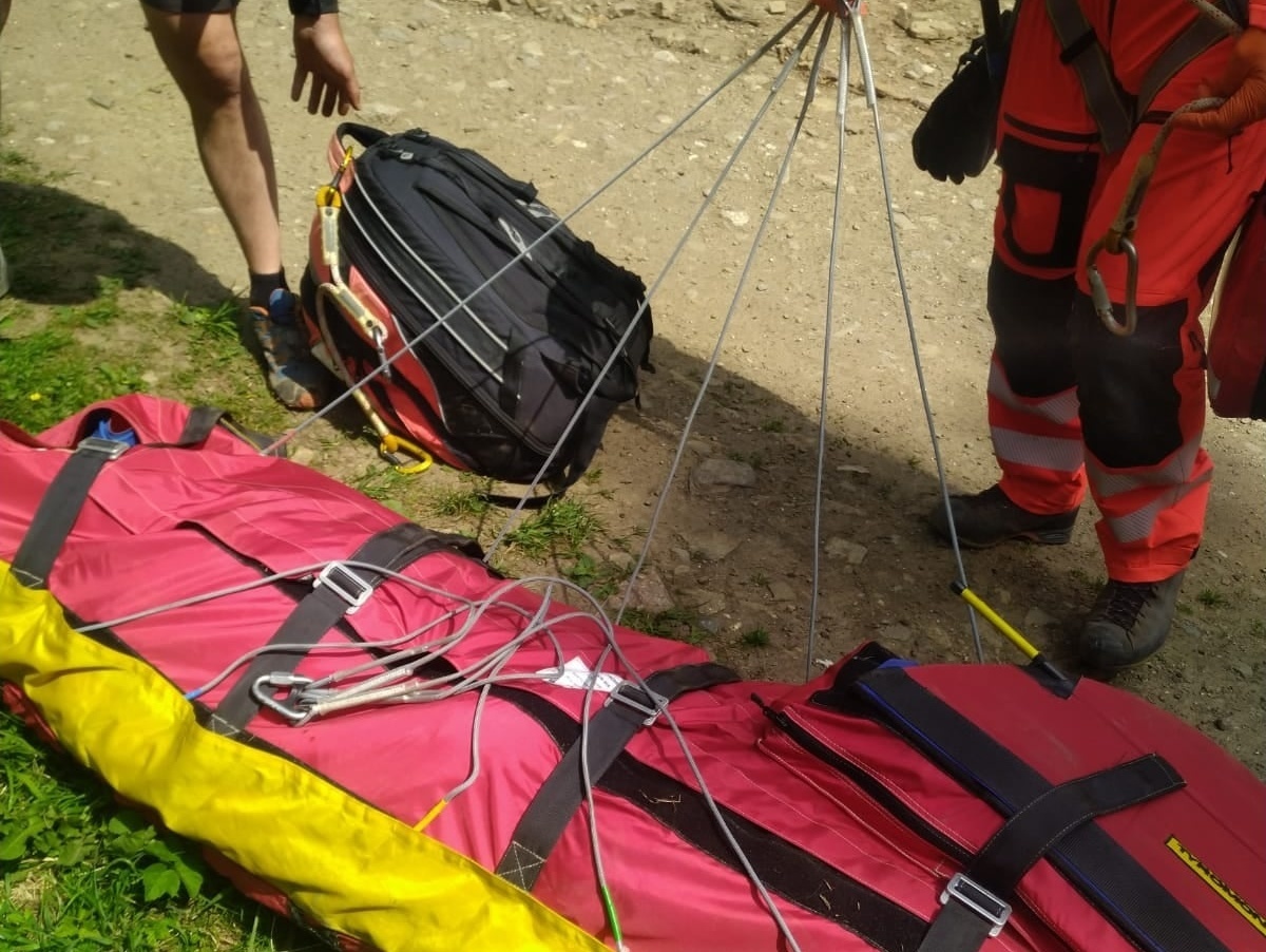 Horskí záchranári pomáhali cyklistovi po páde na Martinských holiach