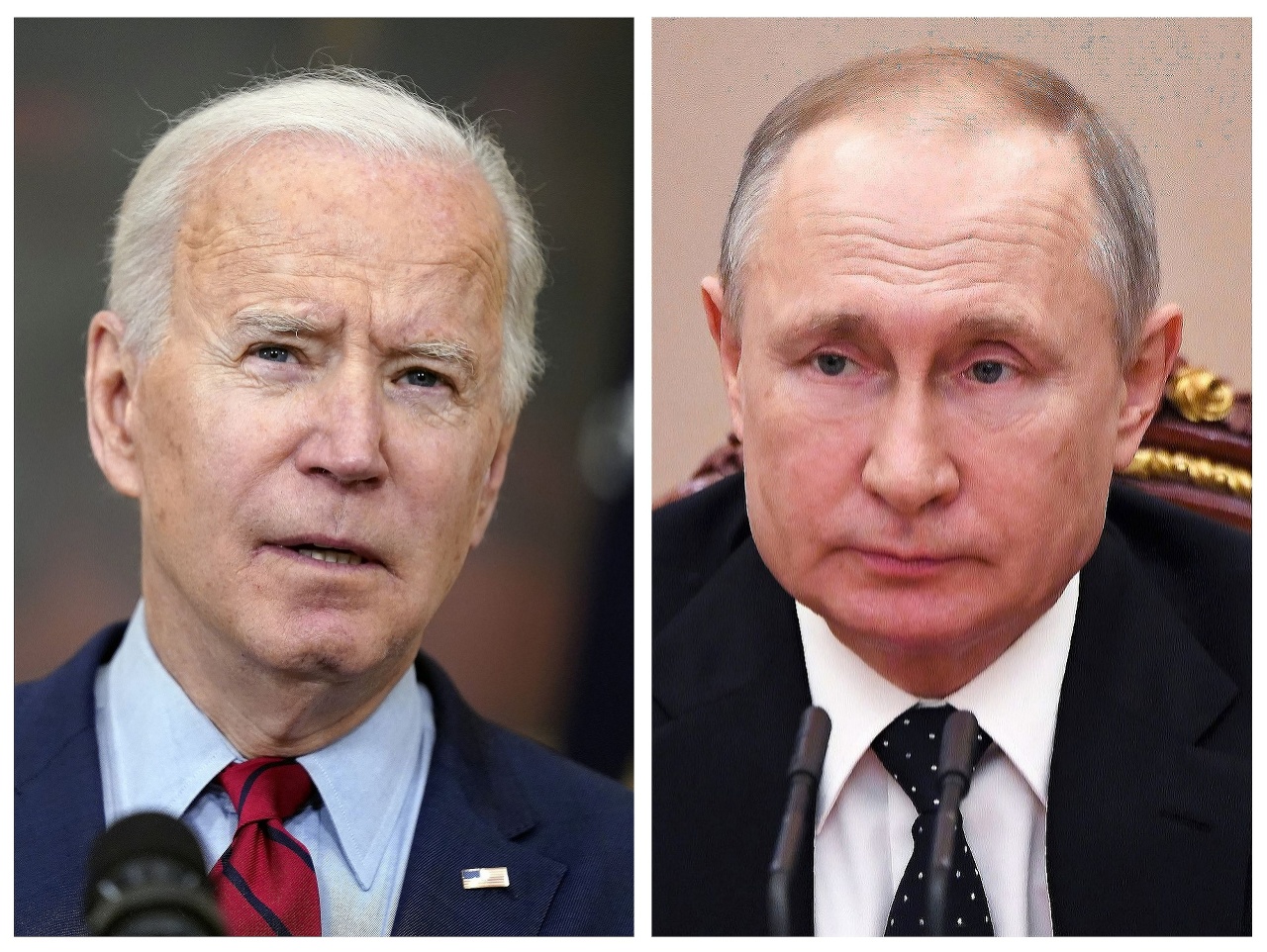 Joe Biden a Vladimír Putin
