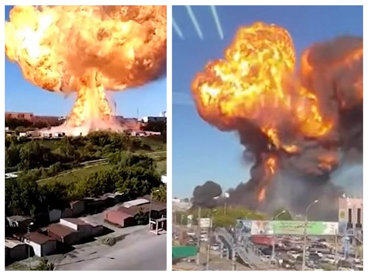 Výbuch bol naozaj obrovský.