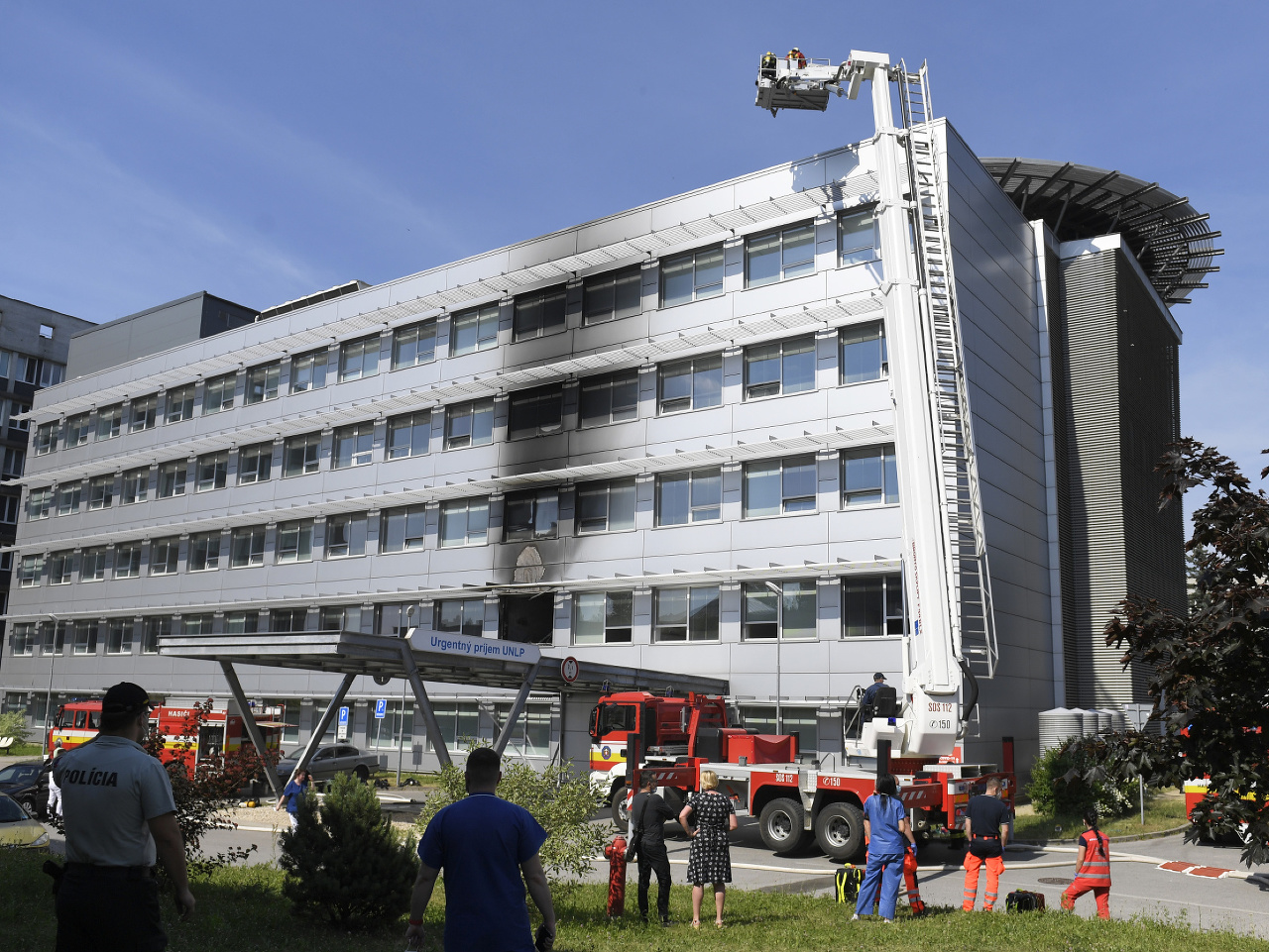 Požiar v Univerzitnej nemocnici Louisa Patreura