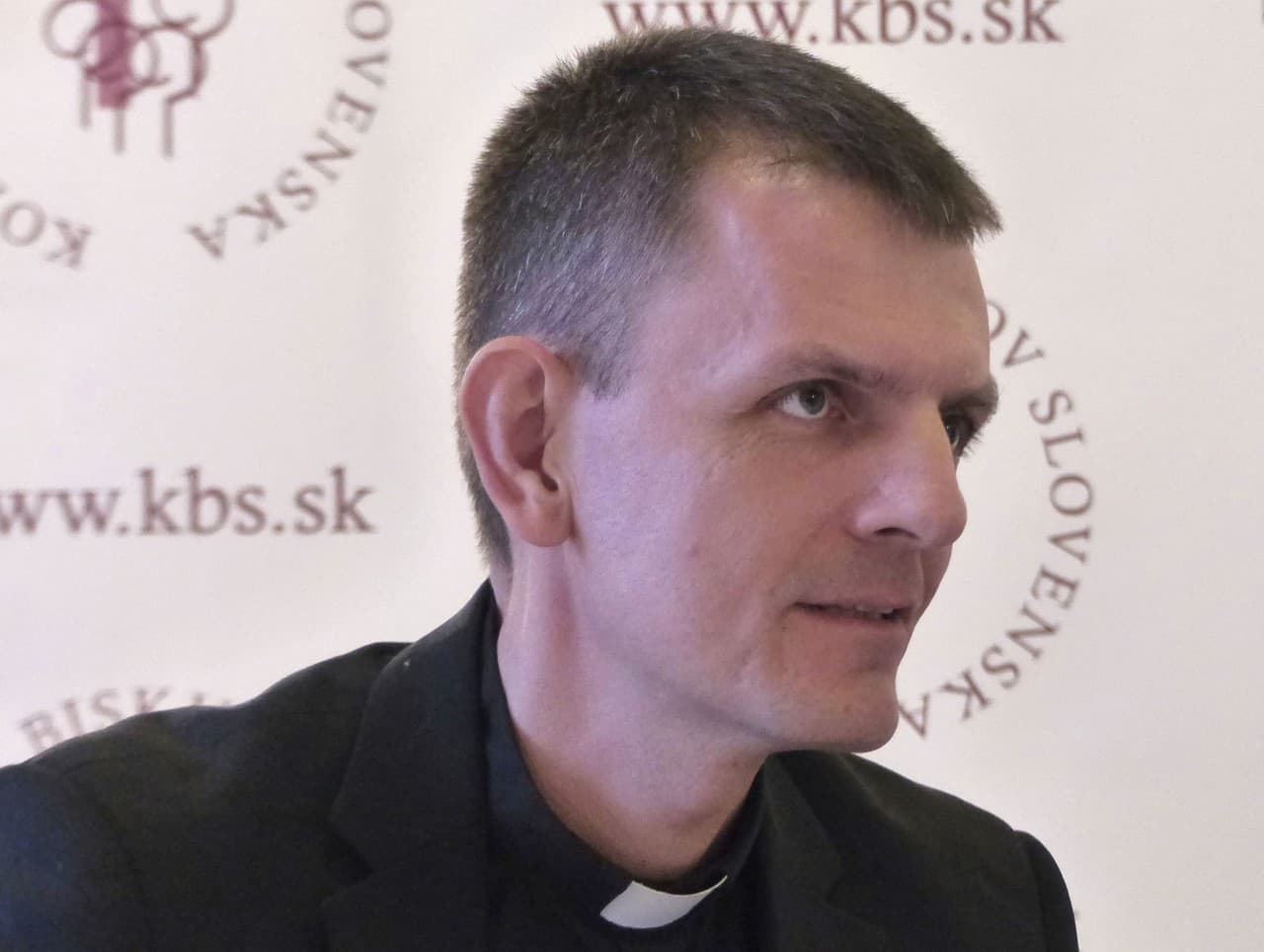 Na snímke hovorca Konferencie biskupov Slovenska Martin Kramara.