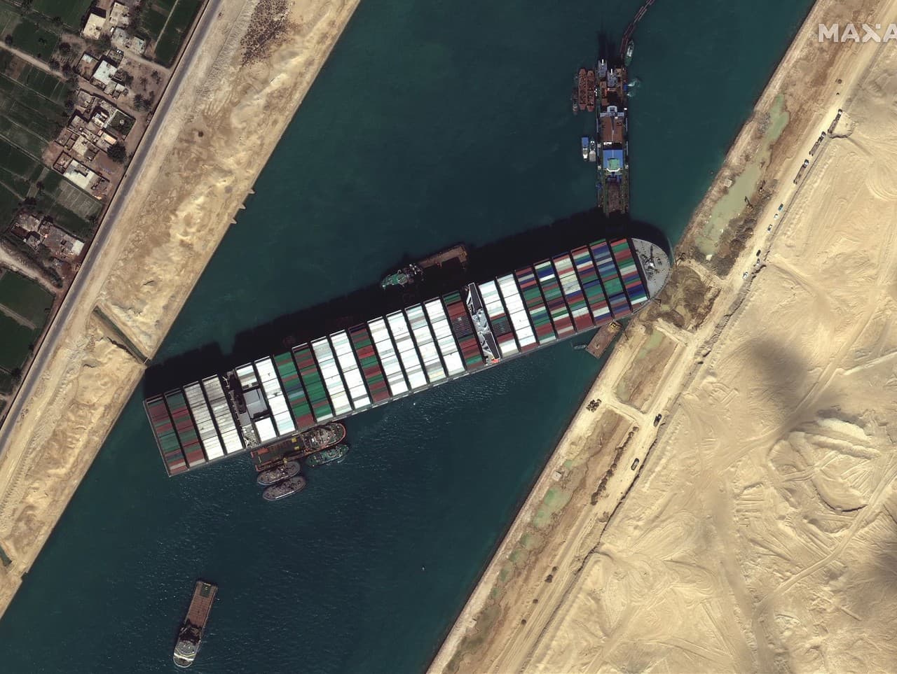 Loď Ever Given, ktorá zablokovala Suezský prieplav