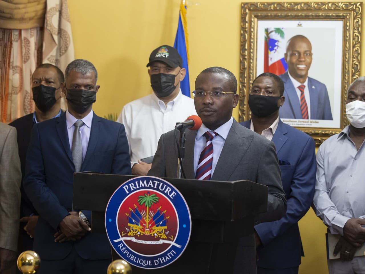 Dočasný predseda haitskej vlády Claude Joseph