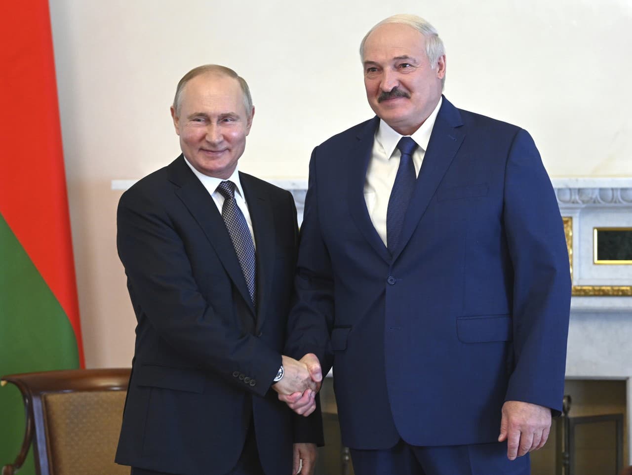 Vladimir Putin s Alexandrom Lukašenkom