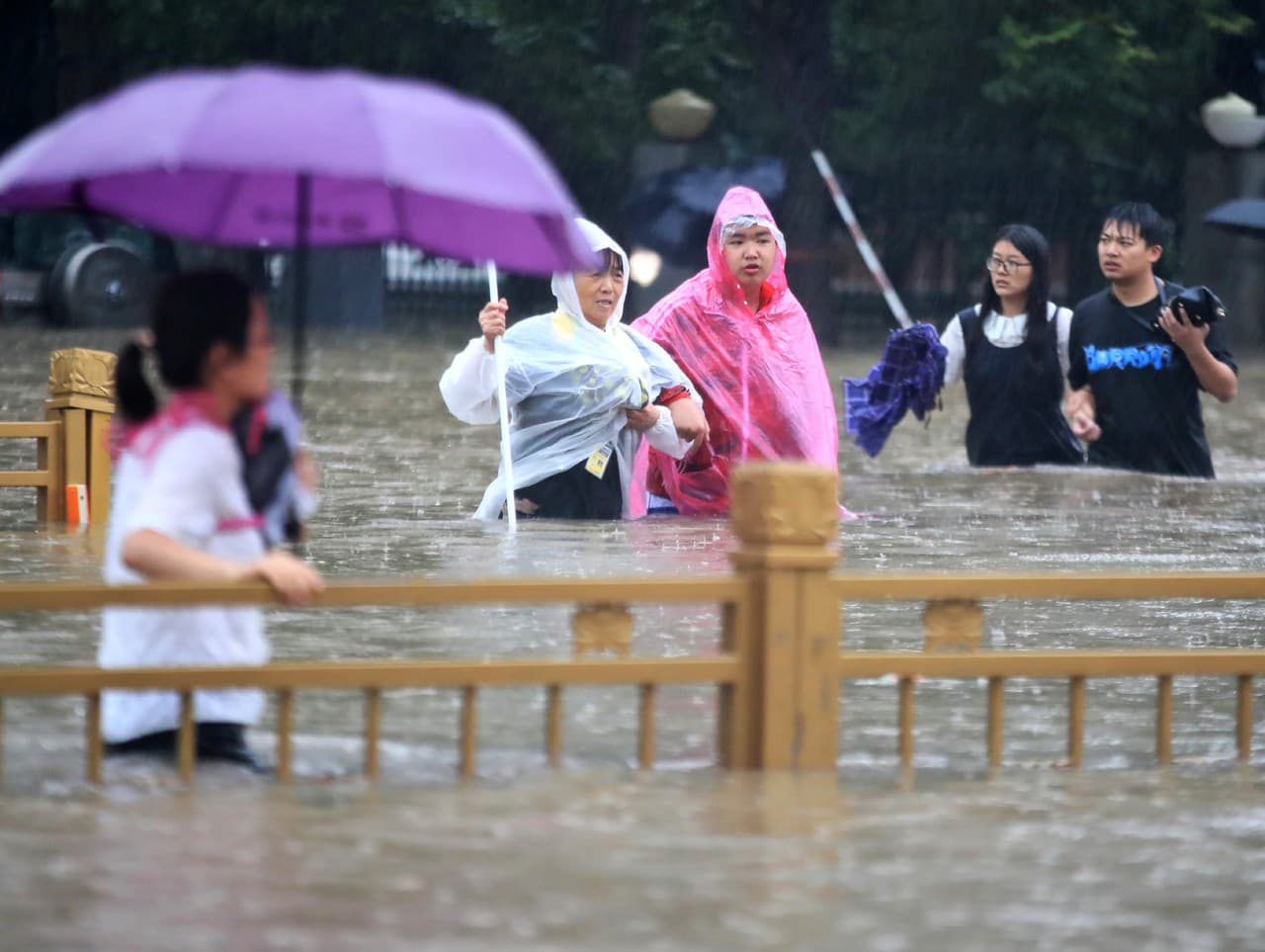 Záplavy v čínskej provincii Che-nan