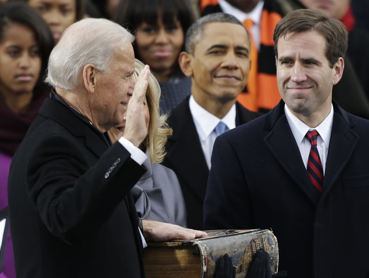 Joe Biden a jeho syn Beau Biden (vpravo)