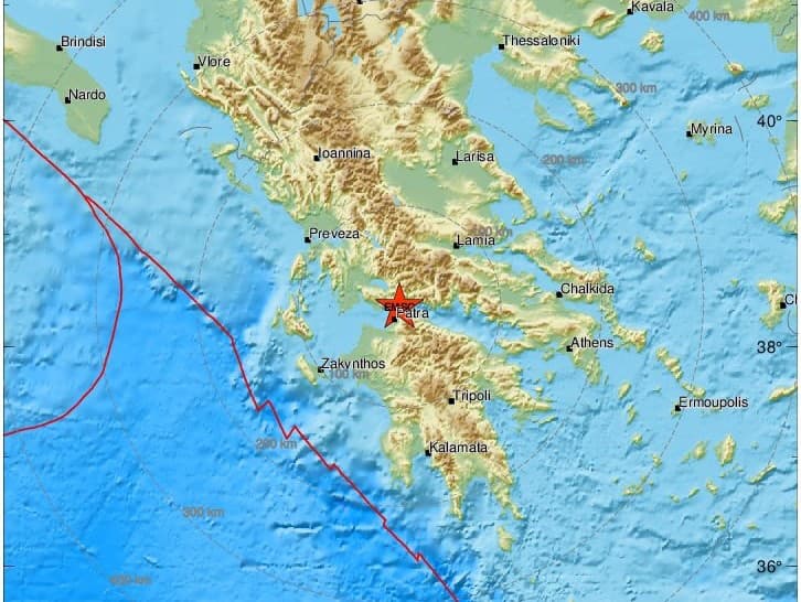 Ranné zemetrasenie v Grécku.