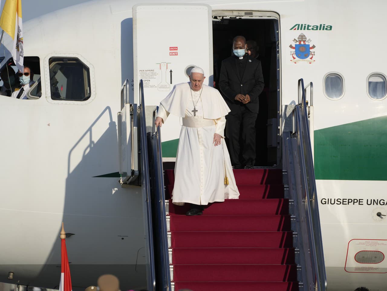 Pápež František pristál v Maďarsku